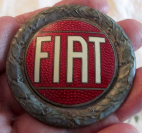 Old fiat 128 124 hood emblem badge....l@@k!