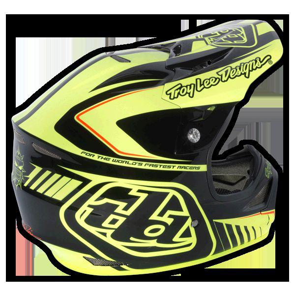 New troy lee designsair helmet delta yel/blk