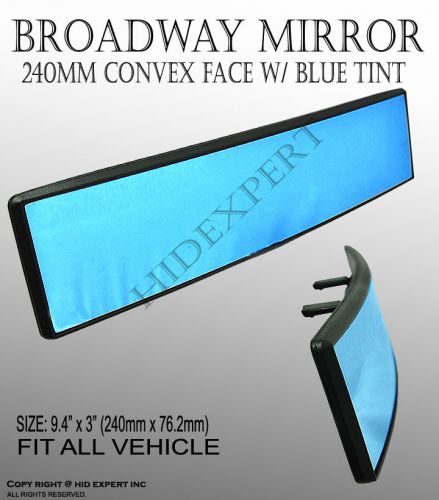 Fxpr dodge broadway bw-143 240mm convex rearview mirror blue tint uf7977