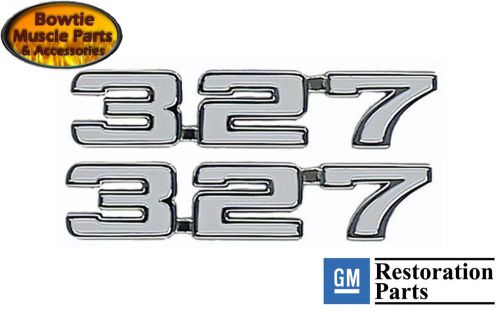 1969 69 camaro 327 fender emblems emblem lm1 pair  excellent quality best fit
