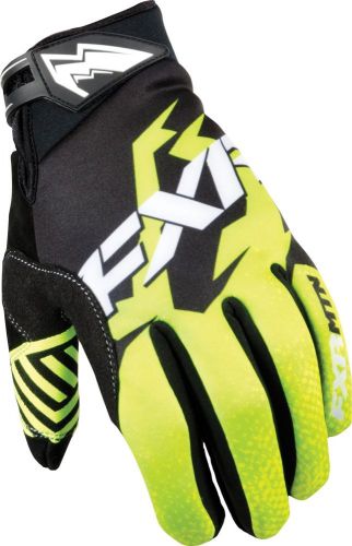 Fxr elevation lite 2016 snow gloves black/hi-vis/yellow 2xl