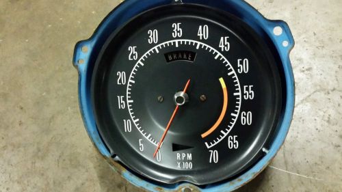 1972-74 corvette original tachometer assembly