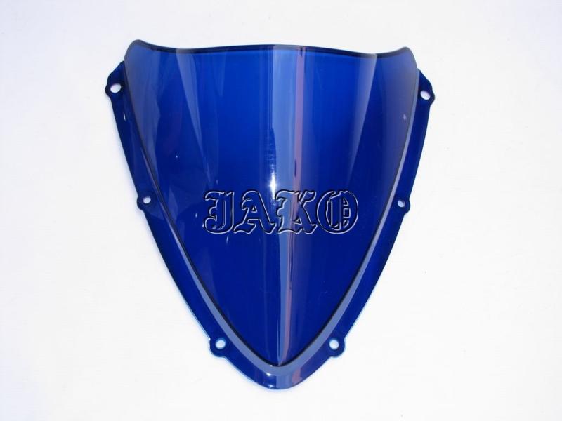 Windshield blue screen racing windscreen for suzuki gsx r600 r750 2008-2009