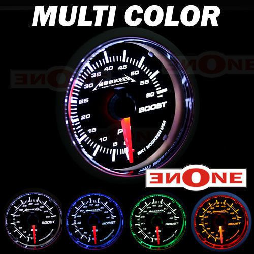 52mm black 60 psi turbo diesel pressure boost gauge kit