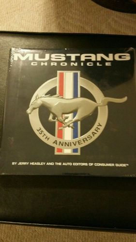 35th anniversary ford mustang collectable book
