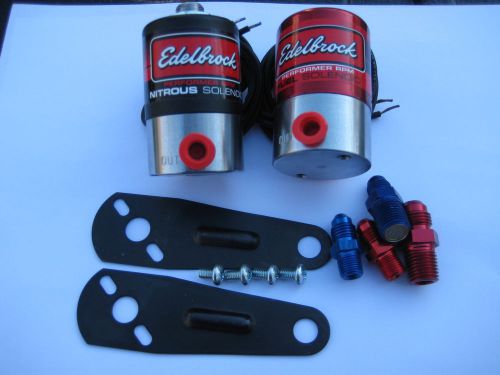 Nos/nitrous/nx/zex/ford/chevy/dodge/holley/edelbrock n2o+fuel solenoid kit 400hp