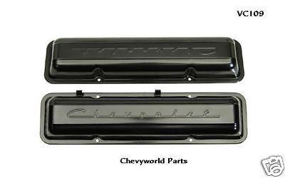 67 chevrolet sb script valve covers  new 1967