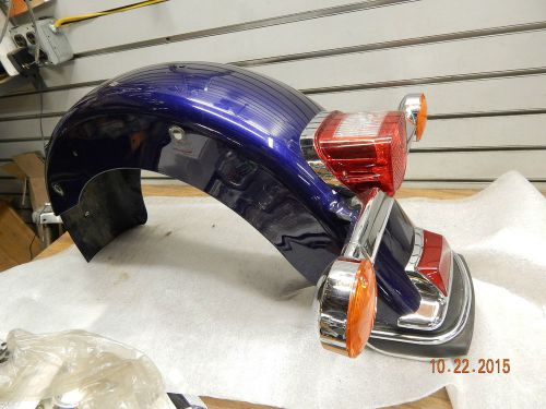 Rear fender cobalt blue harley ultra classic electra glide road king flh w trim