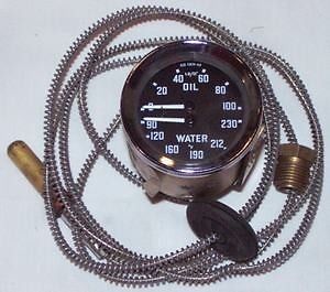 Mgb parts: new temp / oil gauge smith mgb mga midget sprite