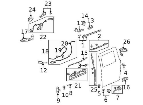 Genuine 2005-2010 honda odyssey plate 72521-shj-a21