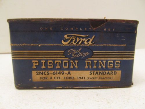 Ford piston rings 2ncs-6149 a standard 4 cylinder 1941 ford (except tractor)