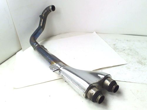 Harley-davidson chrome exhaust stock pipe aux volume 2009-2011 night rod special