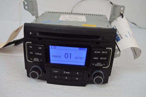 2011  hyundai sonata am/fm radio cd mp3 player 96180-3q000 tested g29#008