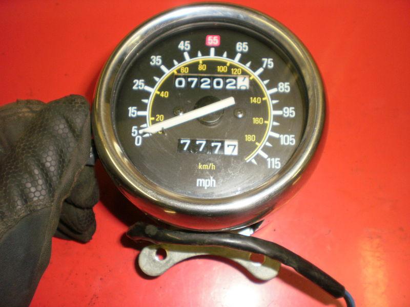 1993 yamaha virago 535 speedometer gauge oem 7202 miles