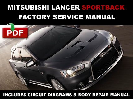 2014 - 2015 mitsubishi lancer sportback oem service repair workshop fsm manual