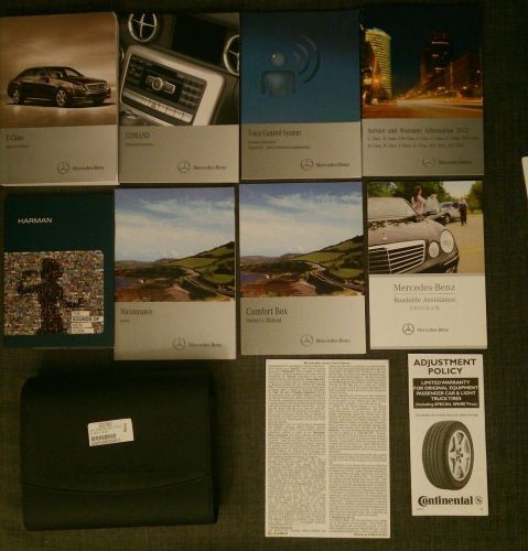 2012 mercedes benz e350 e550 e 350 550 e63  class owners manual navigation #198