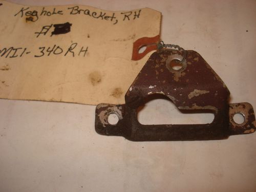 Hard top mount keyhole bracket, rh used original.  63-67 corvette