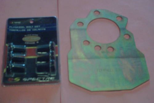 Small block chevy 383 400 406 chevy flywheel balance plate w/bolts