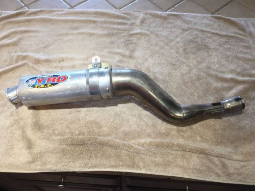 Honda xr400 yohimura exhaust pipe muffler silencer spark arrestor 1998-2004