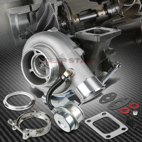 T04e t3/t4 .63 a/r 57 trim v-band 300hp boost stage iii anti-surge turbo charger