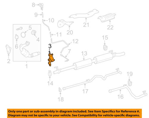 Mercedes mercedes-benz oem exhaust-converter &amp; pipe bracket 9064926941