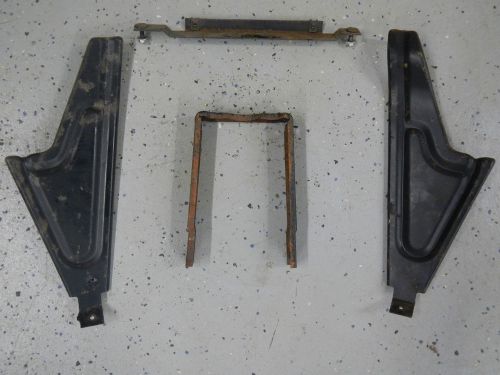 1964 1965 buick riviera console mounting brackets to dash 3 piece 64 65