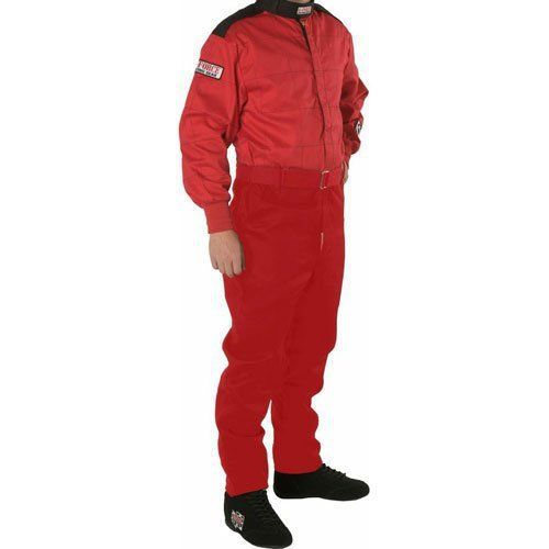 G-force 4145smlrd gf145 single layer driving suit sfi 3.2a/1 red