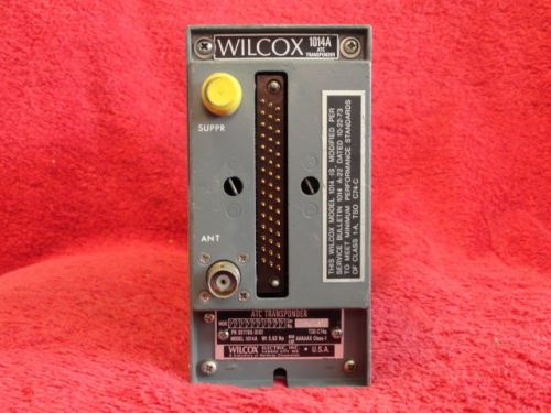 Wilcox 1014a atc transponder p/n 097768-0101 core