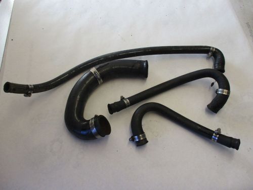 0910160 lot of four omc v6 sterndrive water pump cooling recirculation hoses 198