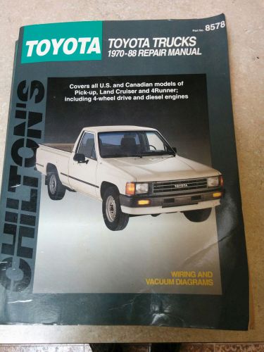 Toyota truck 1970-88 repair manual