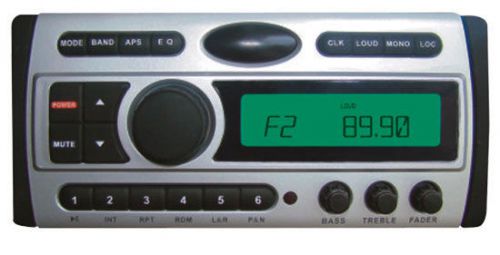 New pyle pldmr87 1.5-din am fm receiver / cd/dvd/mp3/am-fm marine grade player