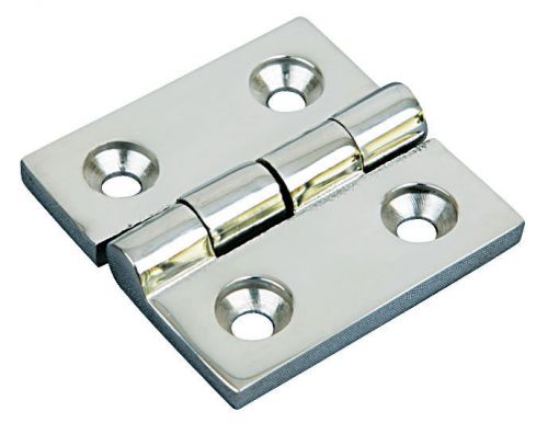 Aisi 316 stainless steel marine boat cast square deck hinge 2&#034; x 2&#034;