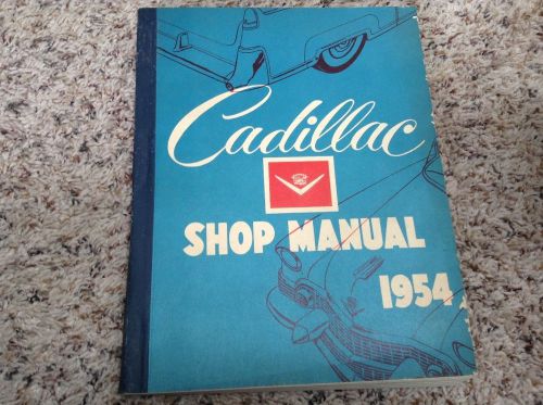 Vintage 1954 cadillac shop manual