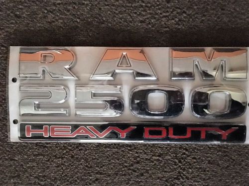 Dodge ram truck heavy duty emblem 68140250aa  original mopar new