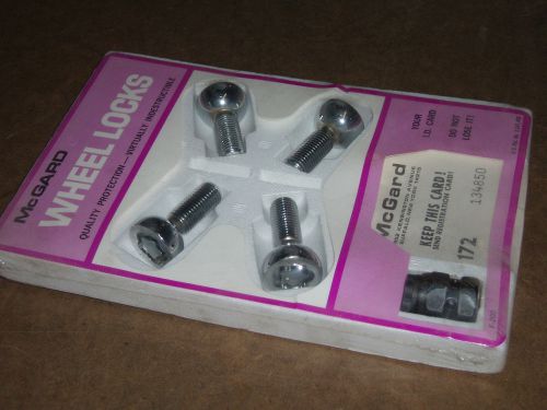 Nos mcgard wheel locks for 1968-77 vw 1975-77 mercedes 12x1.5mm alloy wheels