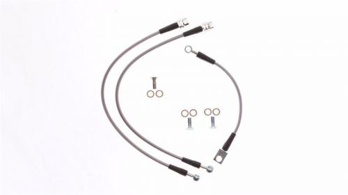 1987-1993 mustang stifflers front stainless steel brake hose kit