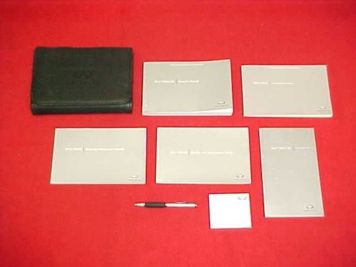 2012 infiniti qx original owners manual service guide kit 12 + case navigation