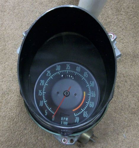 1969 corvette 427 390hp/400hp 5600 red line tachometer original 1968 1970