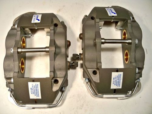 New alcon h type radial mount rear brake calipers 1 1/4&#034; pistons nascar brembo