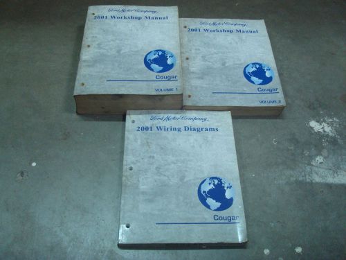 2001 cougar workshop manual set