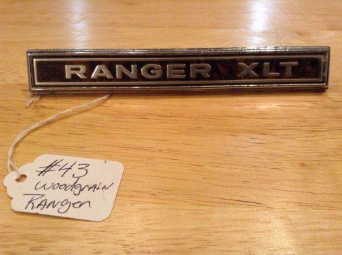 1967-1970 ford ranger xlt ford truck glove box emblem (item#295)