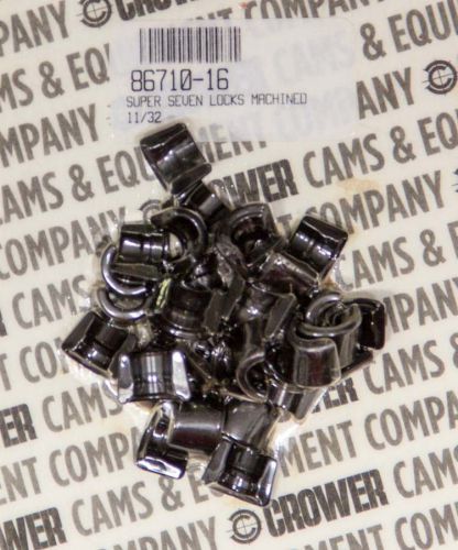 Crower chromoly 11/32 in super 7 degree valve lock 16 pc p/n 86710-16