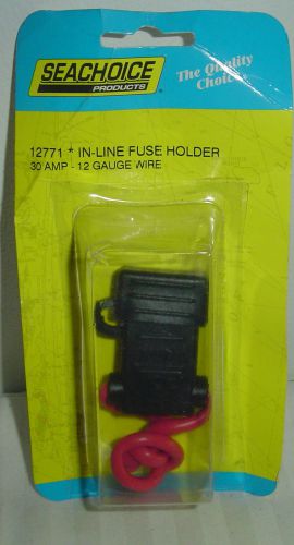 Seachoice boat/marine in line fuse holder ato atc 30 amp fuse 12 ga. 12771