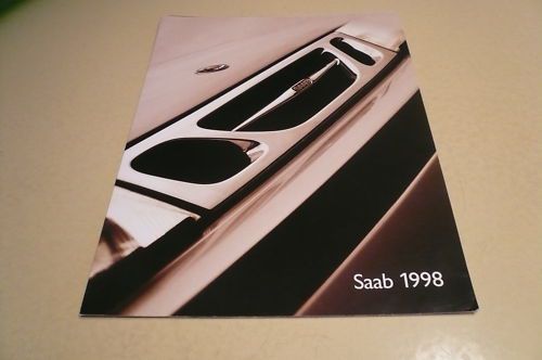 1998 saab sales brochure vintage