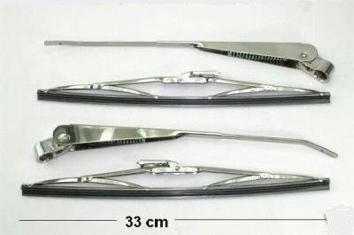 Fiat 124/850 spider pair of new  wiper blades and arms