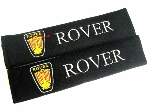 2 x  rover logo seat belt cover shoulder pads covers cushion for 216 416 600 623