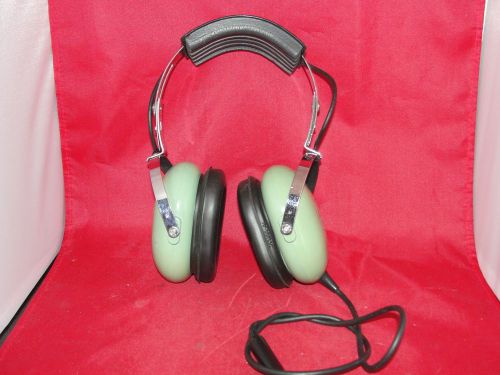 David clark aviation pilot headphones p/n: 12507g-23 model h3051