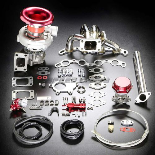 4age t04e stage ii turbo charger manifold upgrade kit boost for 85-91 mr2/ae86