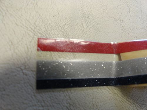 Pin stripe tape red /clear / pewter / navy blue 1816-02 11/16 x 150&#039; marine boat