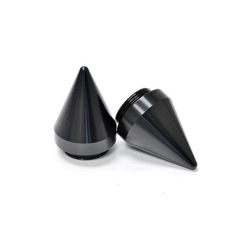 Spiked replacement bar ends for shg grips - black motorcycle sportbike cruisers